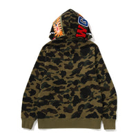 퍼스트 카모 샤크 풀 집 후드(M) GREEN