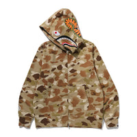 그라데이션 카모 샤크 풀 집 후드(M) BEIGE