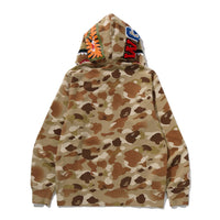 그라데이션 카모 샤크 풀 집 후드(M) BEIGE