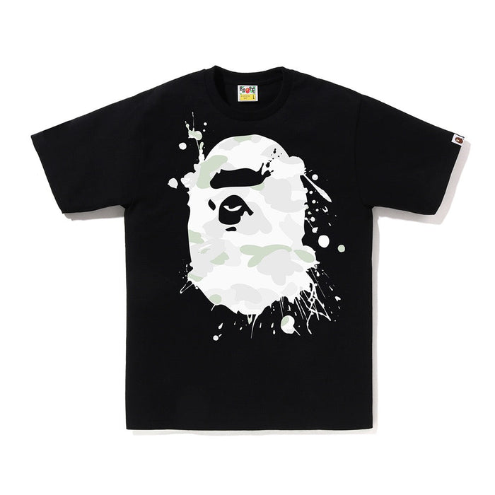 시티 카모 페인팅 에이프 헤드 티셔츠(M) BLACK