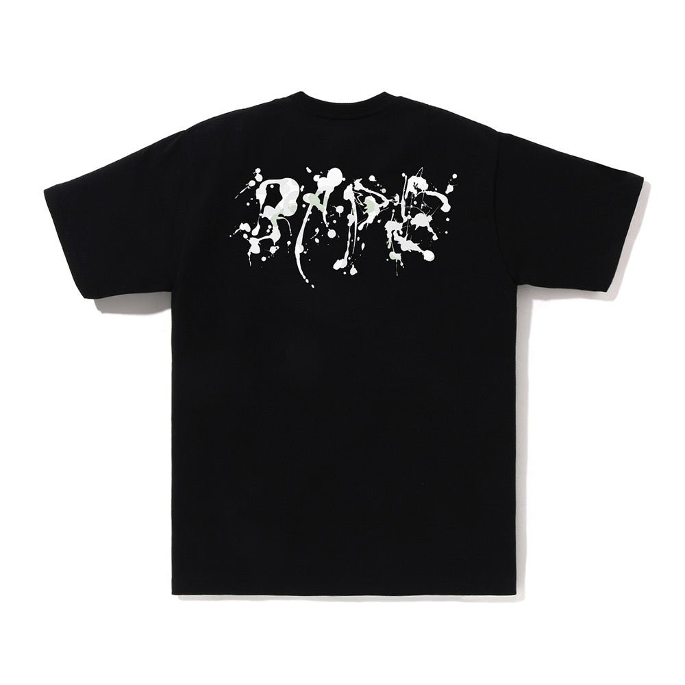 시티 카모 페인팅 에이프 헤드 티셔츠(M) BLACK