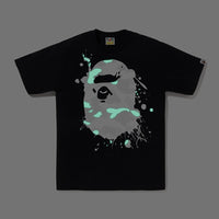 시티 카모 페인팅 에이프 헤드 티셔츠(M) BLACK