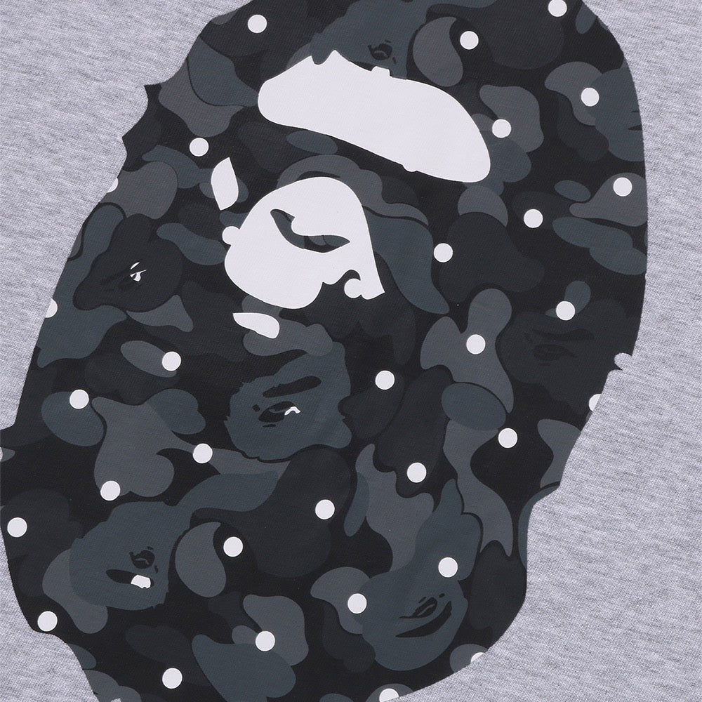 ABC 도트 카모 BY BATHING APE 릴렉스드 핏 티셔츠(M) GRAY