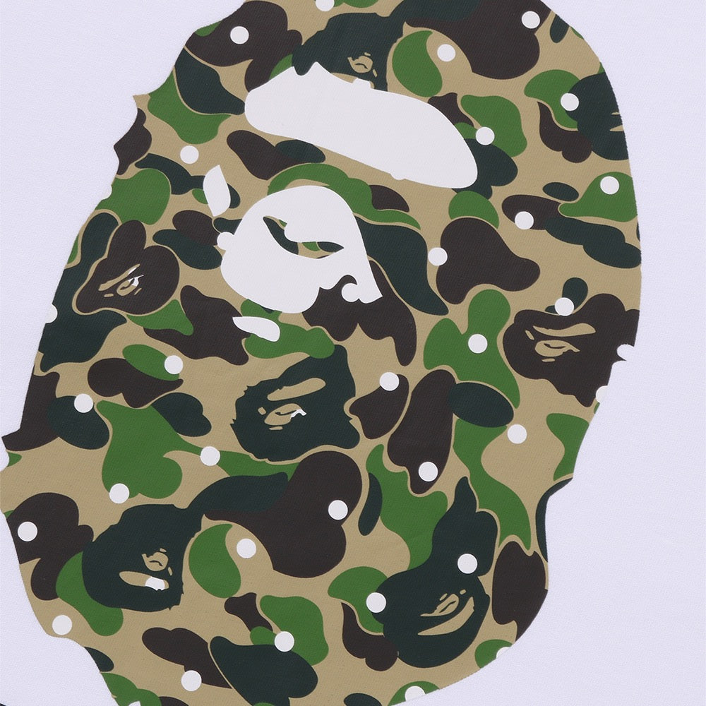 ABC 도트 카모 BY BATHING APE 릴렉스드 핏 티셔츠(M) WHITE