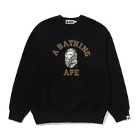 트리 엣지 카모 콜리지 릴렉스드 핏 크루넥 스웨트셔츠 #1(M) BLACK