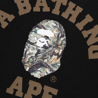 트리 엣지 카모 콜리지 릴렉스드 핏 크루넥 스웨트셔츠 #1(M) BLACK