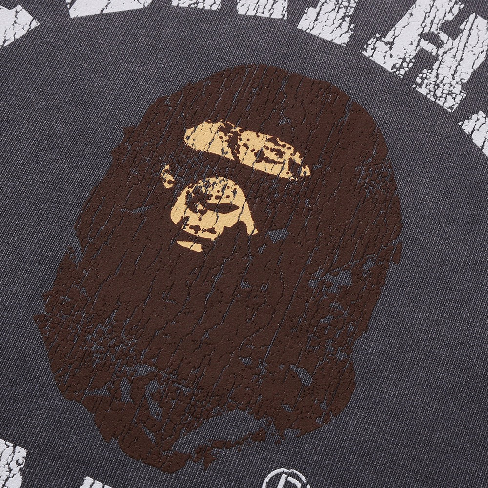 가먼트 다이 콜리지 릴렉스트 핏 크루넥 스웨트셔츠(M) CHARCOAL