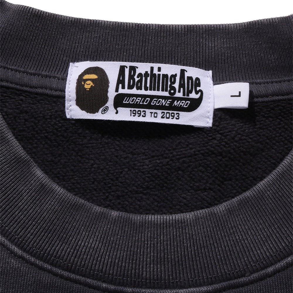 가먼트 다이 콜리지 릴렉스트 핏 크루넥 스웨트셔츠(M) CHARCOAL