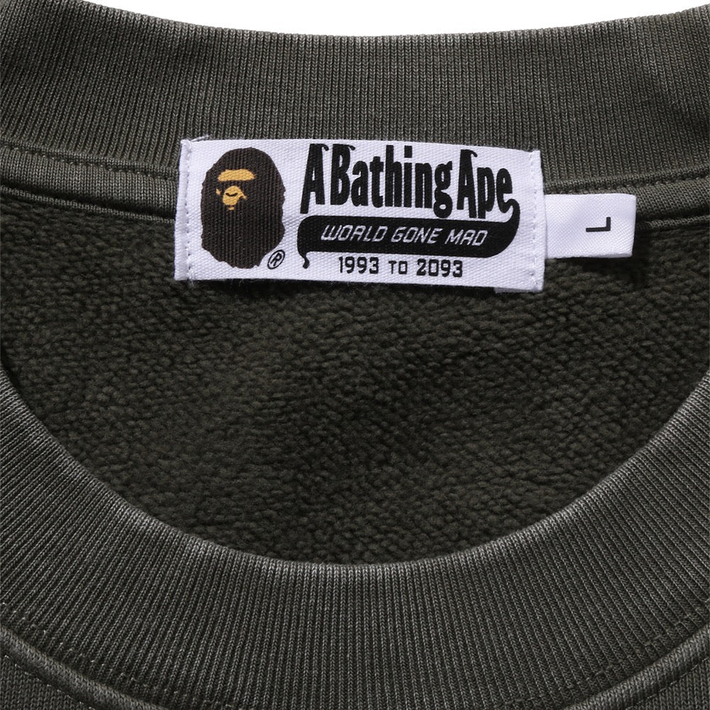 가먼트 다이 콜리지 릴렉스트 핏 크루넥 스웨트셔츠(M) OLIVEDRAB