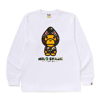 퍼스트 카모 마일로 샤크 FZH 롱슬리브 티셔츠(M) WHITE/YELLOW