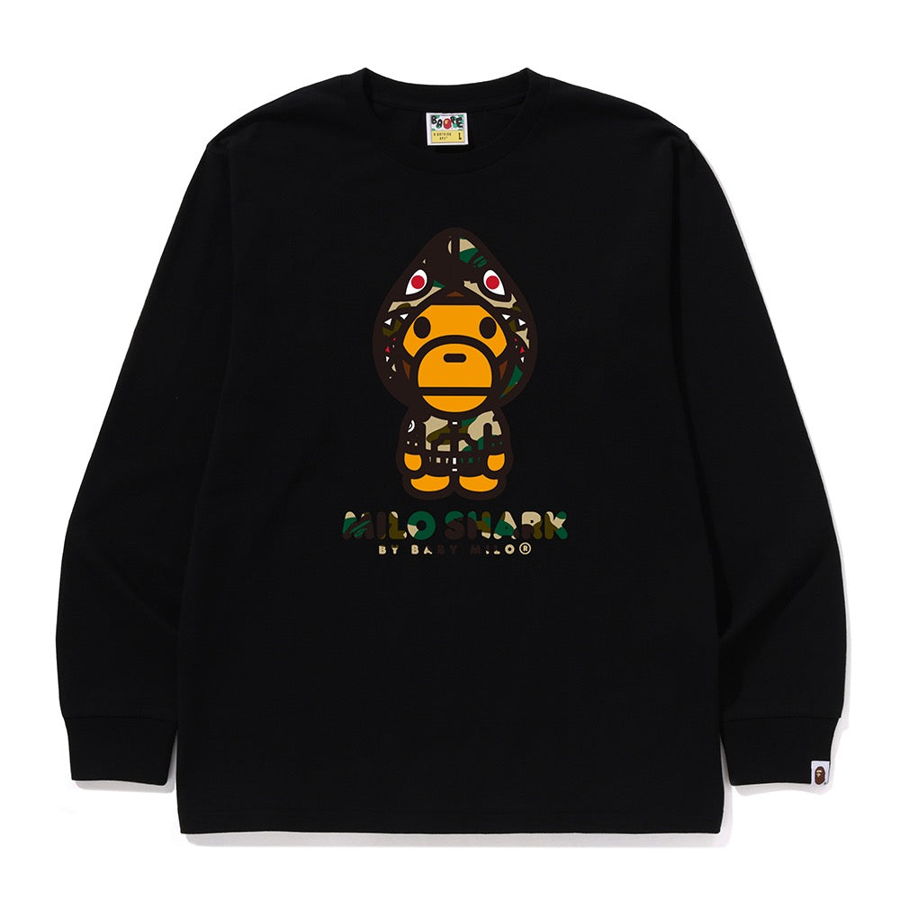 퍼스트 카모 마일로 샤크 FZH 롱슬리브 티셔츠(M) BLACK/YELLOW
