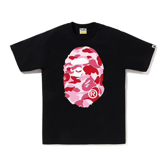 ABC 카모 빅 에이프 헤드 티셔츠(M) BLACK/PINK