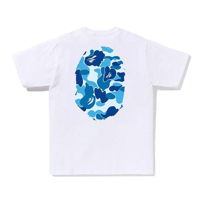 ABC 카모 빅 에이프 헤드 티셔츠(M) WHITE/BLUE
