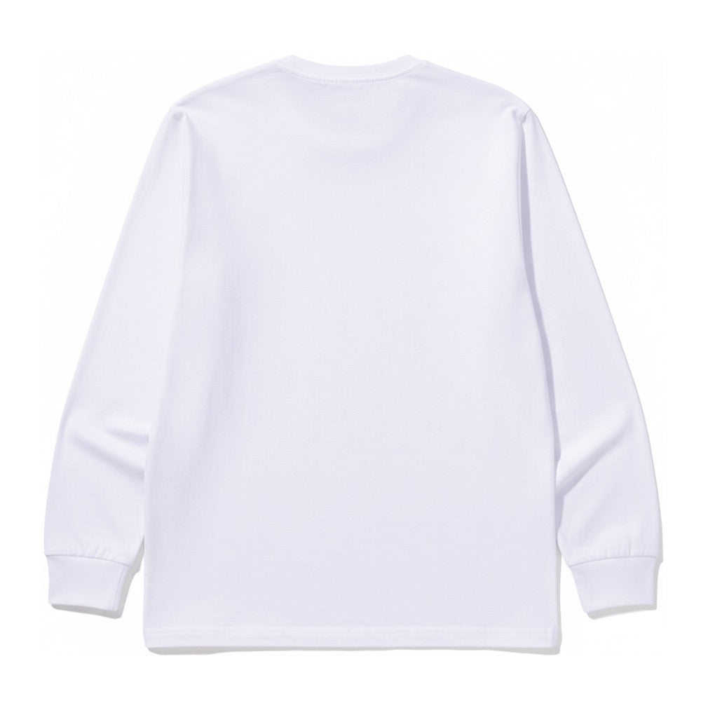 ABC 카모 콜리지 롱슬리브 티셔츠(M) WHITE/BLUE