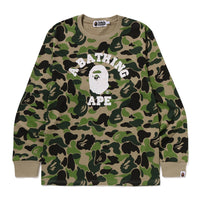 ABC 카모 콜리지 롱슬리브 티셔츠(M) GREEN