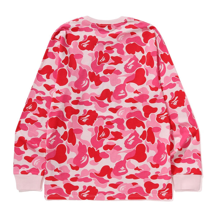 ABC 카모 콜리지 롱슬리브 티셔츠(M) PINK
