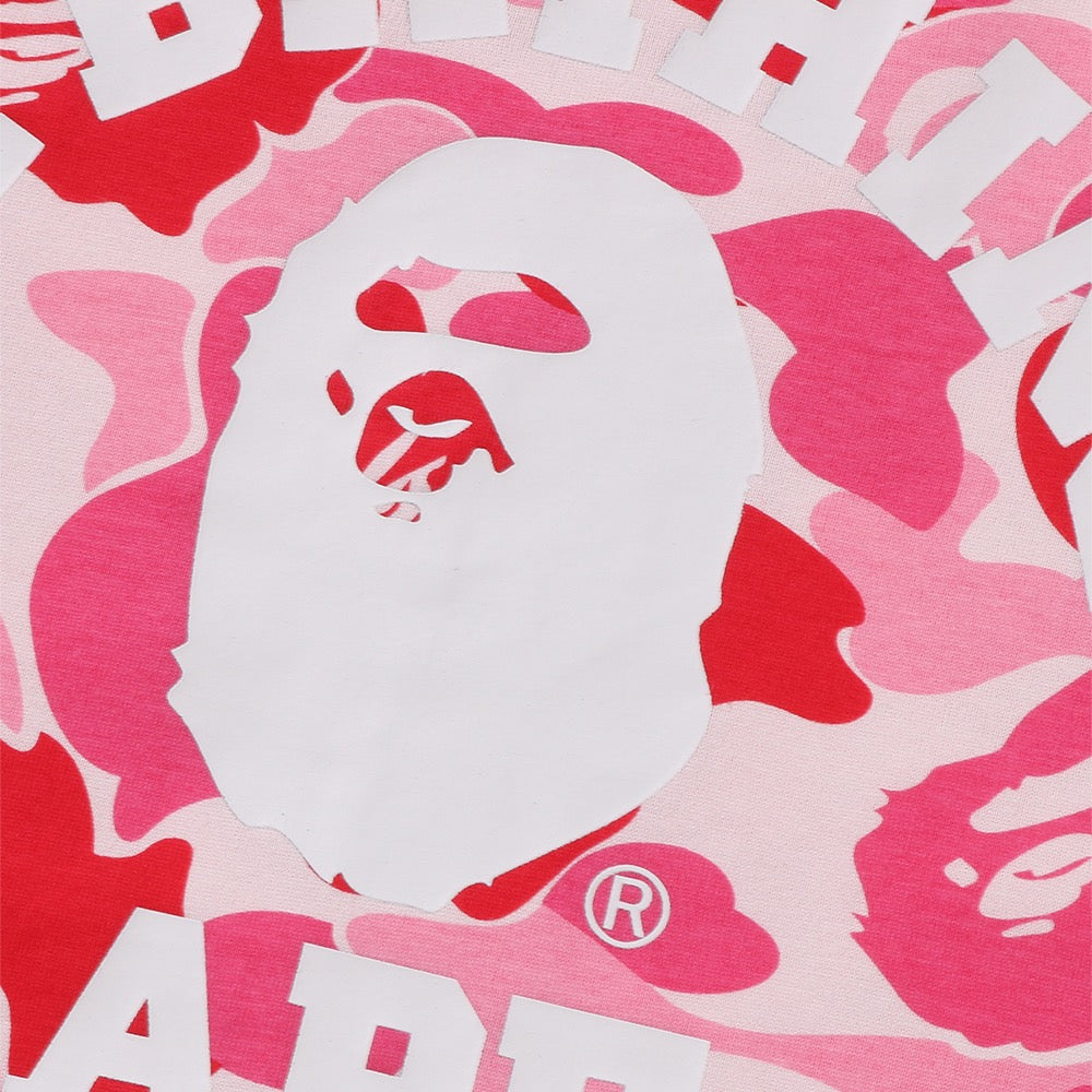 ABC 카모 콜리지 롱슬리브 티셔츠(M) PINK