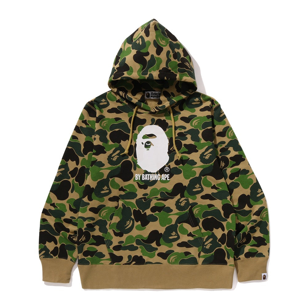 ABC 카모 BY BATHING APE 풀오버 후드(M) GREEN
