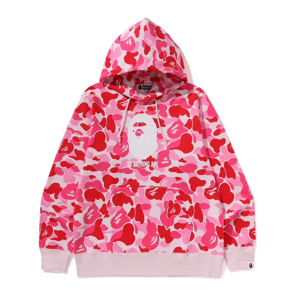 ABC 카모 BY BATHING APE 풀오버 후드(M) PINK