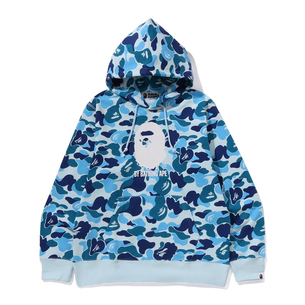 ABC 카모 BY BATHING APE 풀오버 후드(M) BLUE