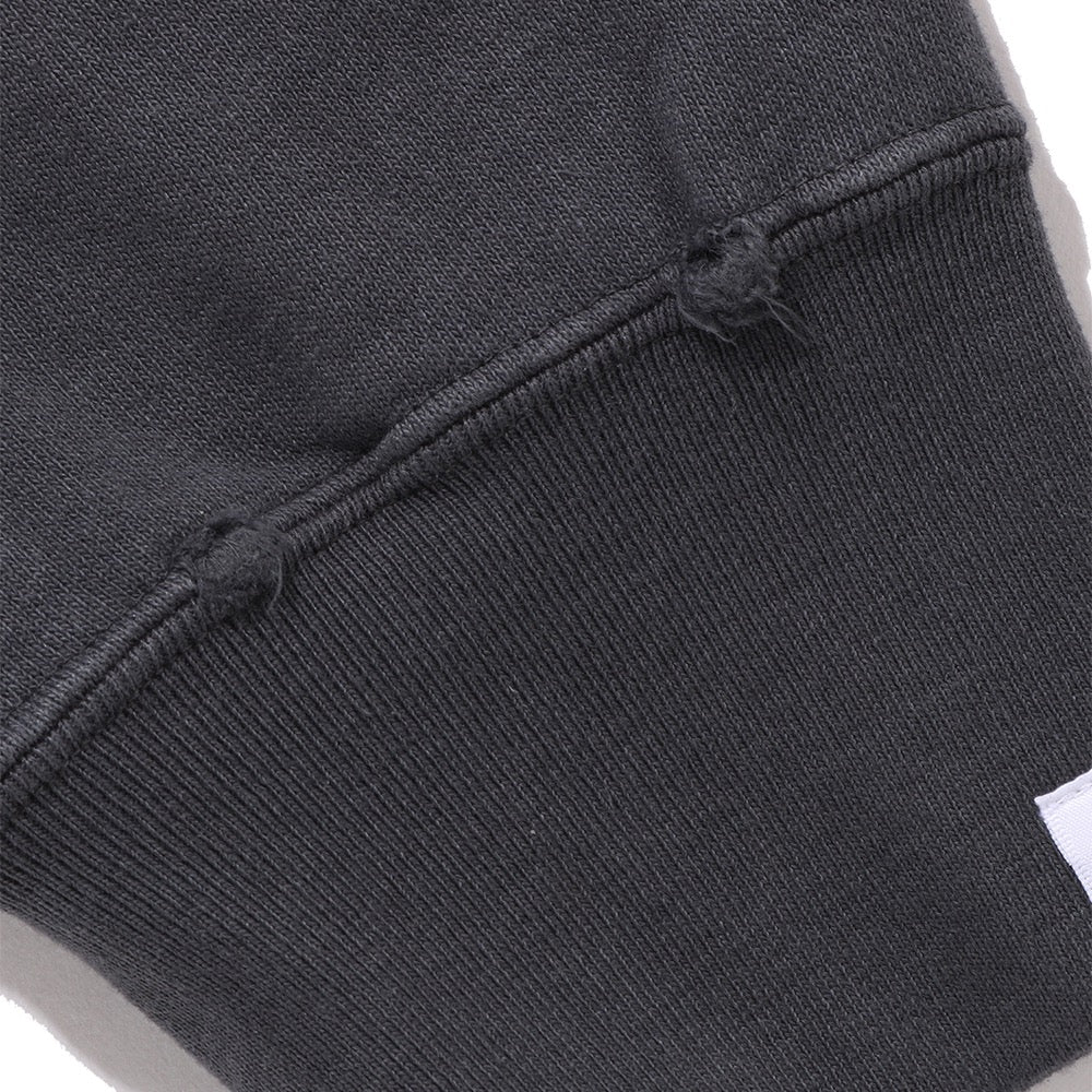 디스트로이 워시드 릴렉스드 핏 풀오버 후드(M) BLACK