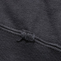 디스트로이 워시드 릴렉스드 핏 풀오버 후드(M) BLACK