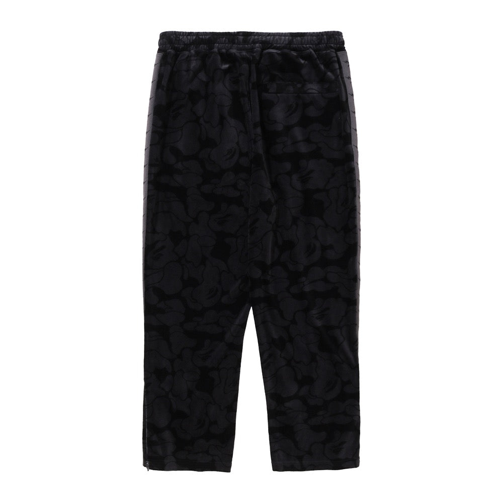 솔리드 카모 메탈 원 포인트 릴렉스드 핏 트랙 스웨트 팬츠(M) BLACK