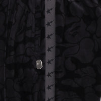 솔리드 카모 메탈 원 포인트 릴렉스드 핏 트랙 스웨트 팬츠(M) BLACK