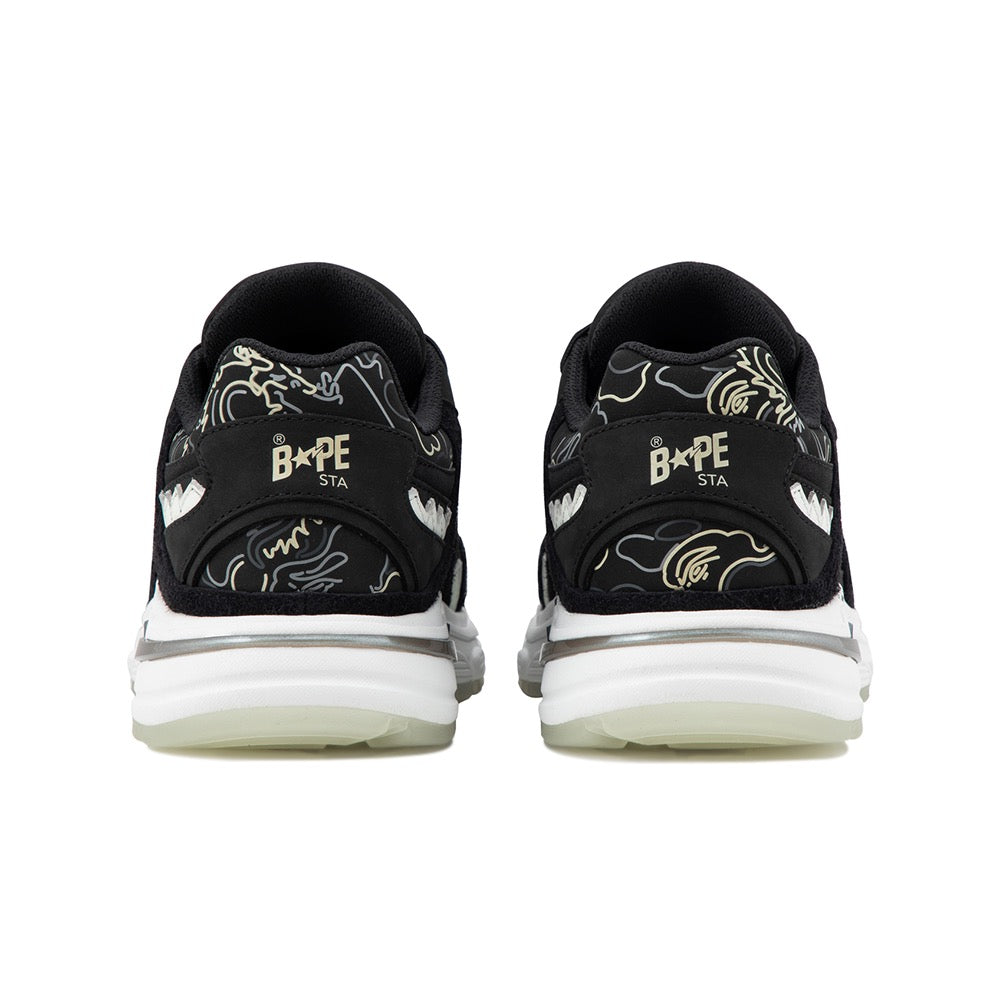 BAPE X 88RISING 샤크 스타(W) BLACK