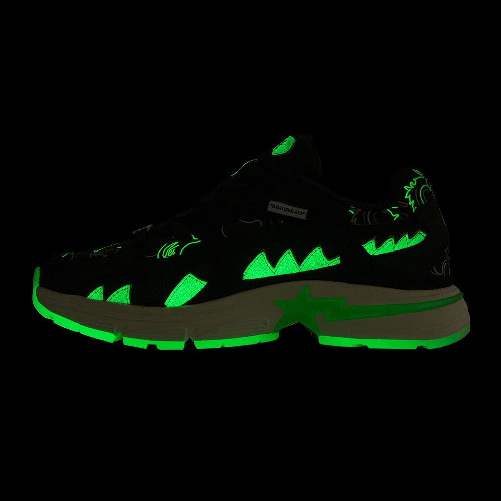 BAPE X 88RISING 샤크 스타(W) BLACK