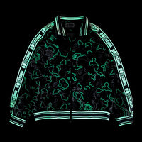 BAPE X 88RISING 글로우 인 더 다크 카모 트랙 자켓(M) BLACK