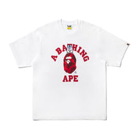 BAPE X STRAYKIDS WOLF CHAN 콜리지 티셔츠(M) WHITE