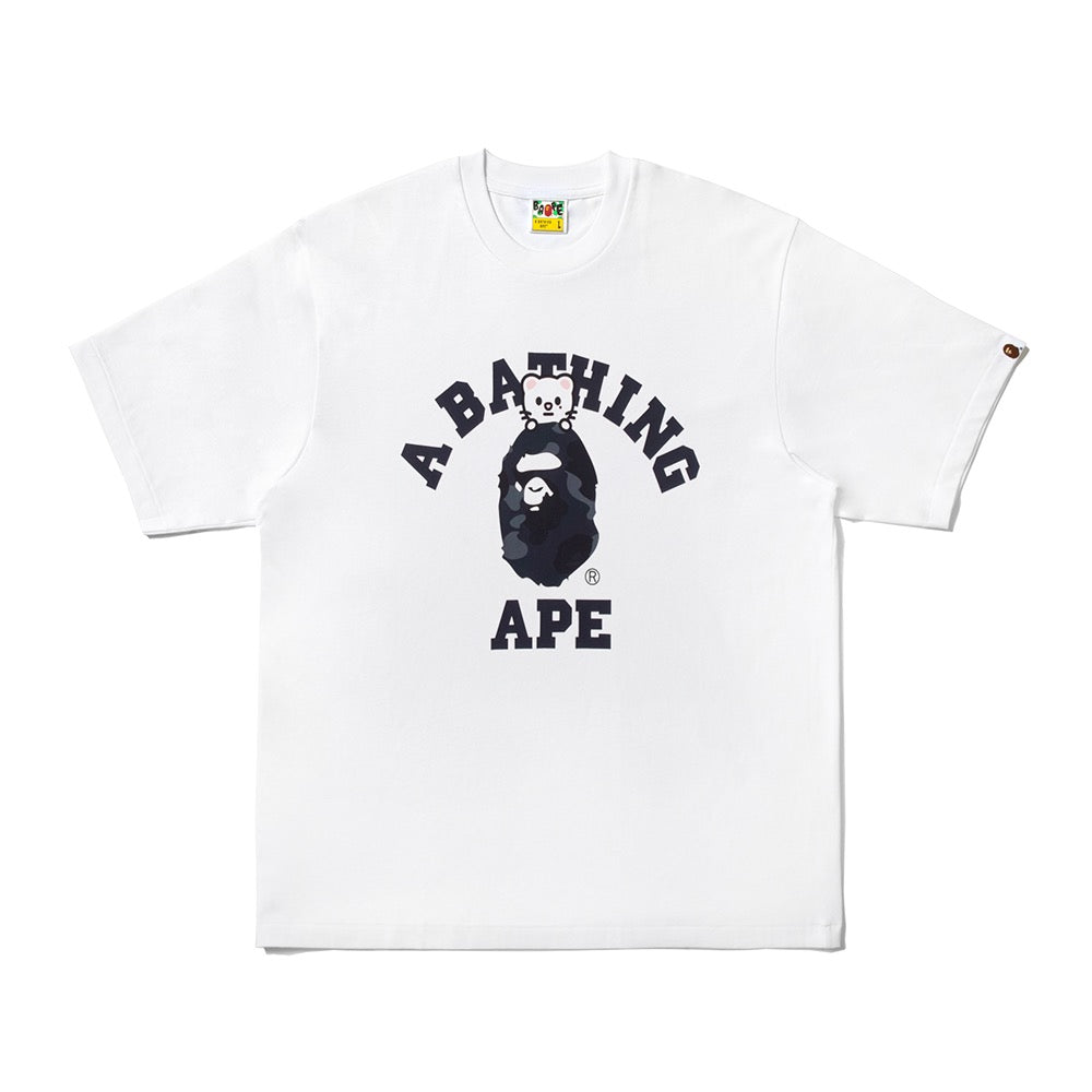BAPE X STRAYKIDS JINIRET 콜리지 티셔츠(M) WHITE