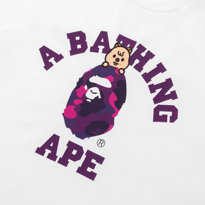 BAPE X STRAYKIDS HAN QUOKKA 콜리지 티셔츠(M) WHITE