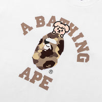 BAPE X STRAYKIDS PUPPYM 콜리지 티셔츠(M) WHITE