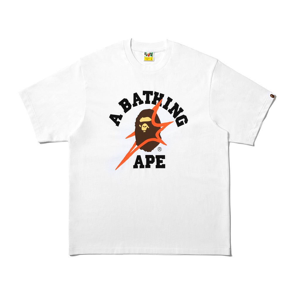 BAPE X 88RISING 워렌 휴 콜리지 릴렉스드 핏 티셔츠(M) WHITE