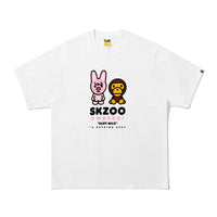 BAPE X STRAYKIDS DWAEKKI 베이비 마일로 티셔츠(M) WHITE