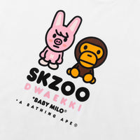 BAPE X STRAYKIDS DWAEKKI 베이비 마일로 티셔츠(M) WHITE