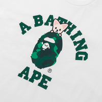 BAPE X STRAYKIDS FOXI.NY 콜리지 티셔츠(M) WHITE