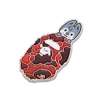 BAPE X STRAYKIDS 메탈 핀 RED