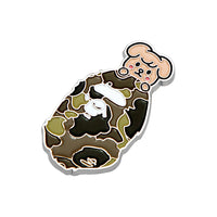 BAPE X STRAYKIDS 메탈 핀 BEIGE