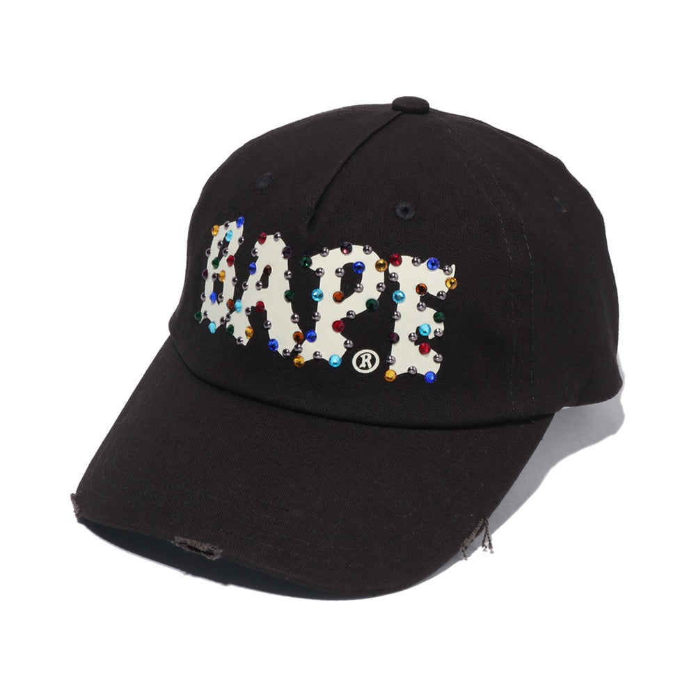 컬러 스톤 패널 캡 BLACK