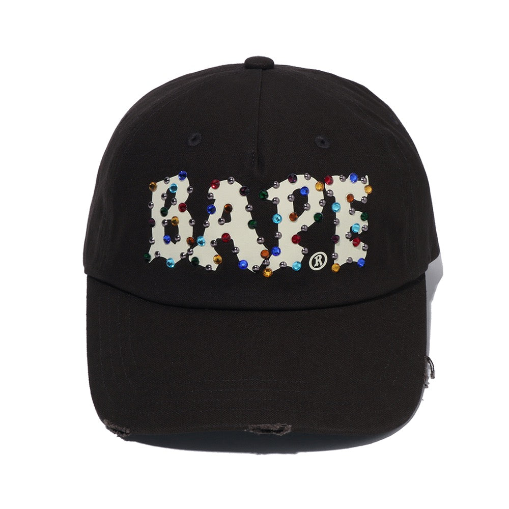 컬러 스톤 패널 캡 BLACK