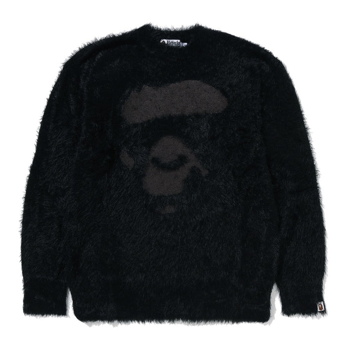 에이프 페이스 쉐기 스웨터(M) BLACK