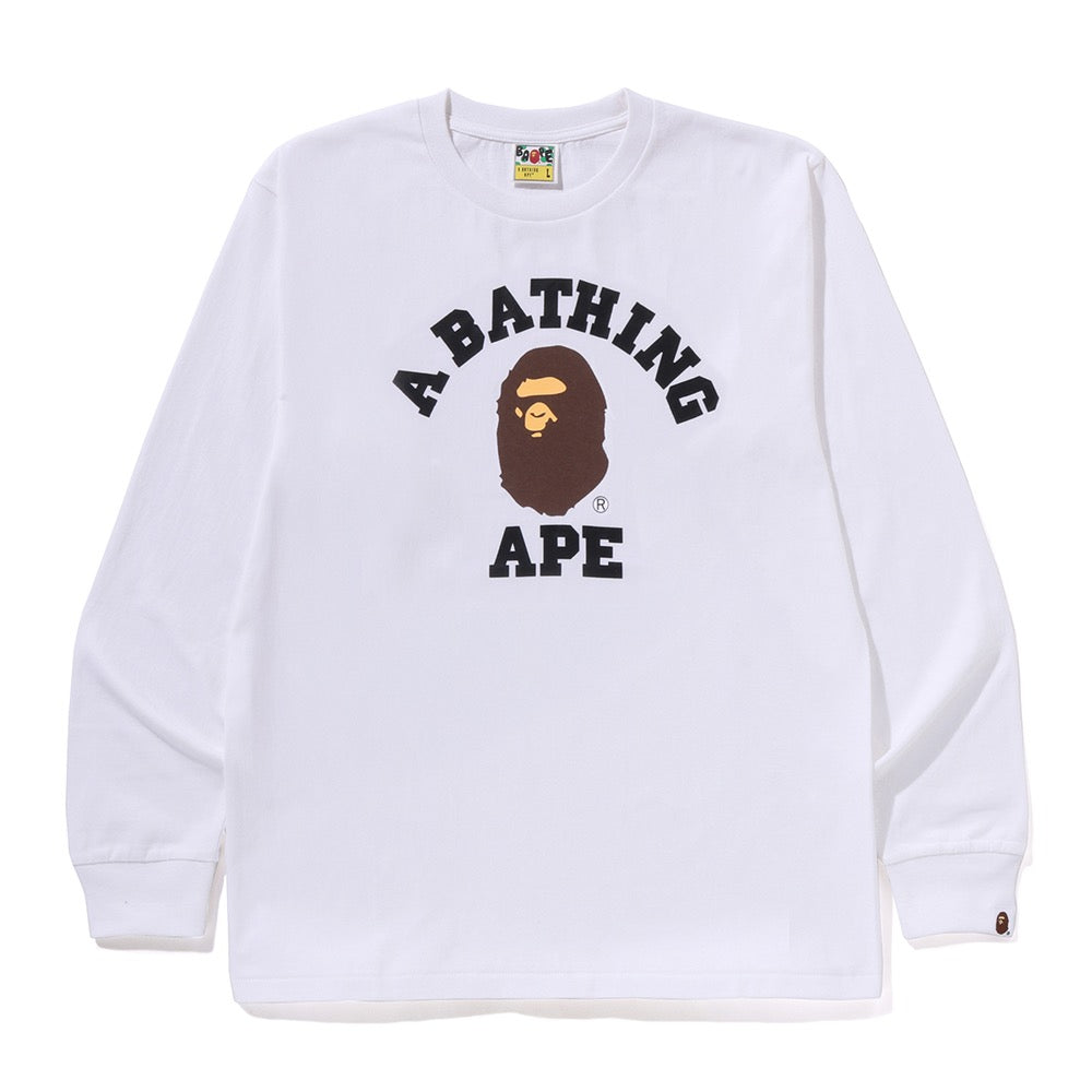 콜리지 롱슬리브(M) WHITE