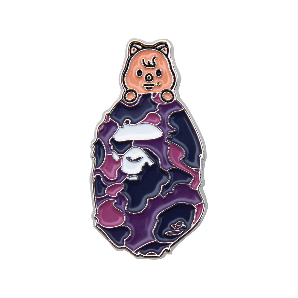 BAPE X STRAYKIDS 메탈 핀 PURPLE