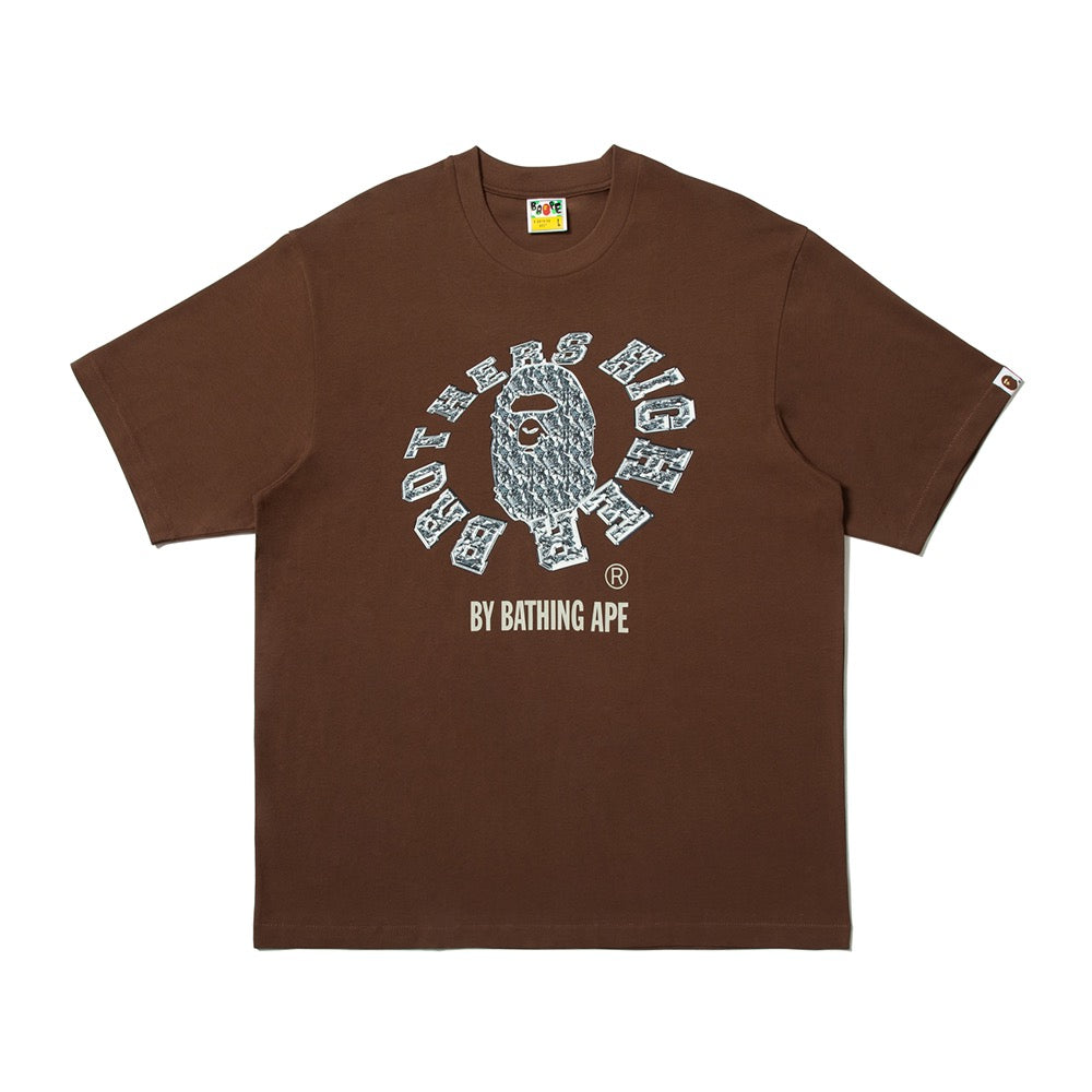 BAPE X 88RISING 하이어 브라더스 BY BATHING APE 릴렉스트 핏 티셔츠(M) BROWN