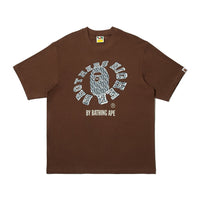 BAPE X 88RISING 하이어 브라더스 BY BATHING APE 릴렉스트 핏 티셔츠(M) BROWN