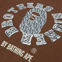 BAPE X 88RISING 하이어 브라더스 BY BATHING APE 릴렉스트 핏 티셔츠(M) BROWN