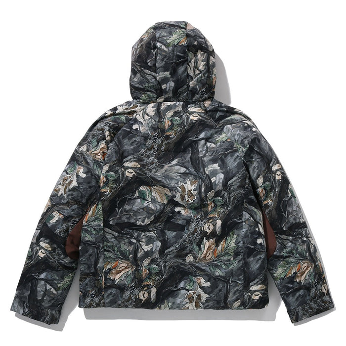 트리 엣지 카모 메탈 로고 다운 자켓(M) BROWN